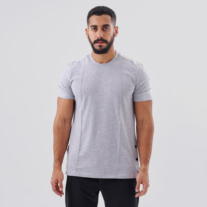 Grey Side Clips T-Shirt