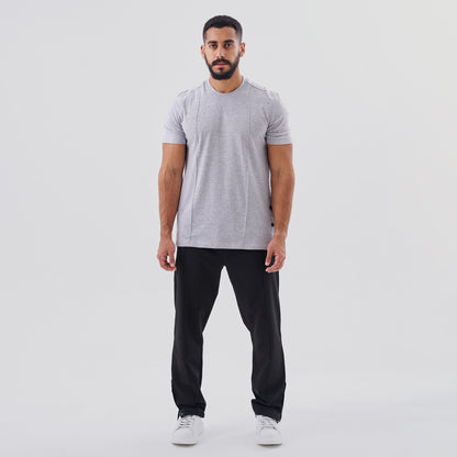 Grey Side Clips T-Shirt