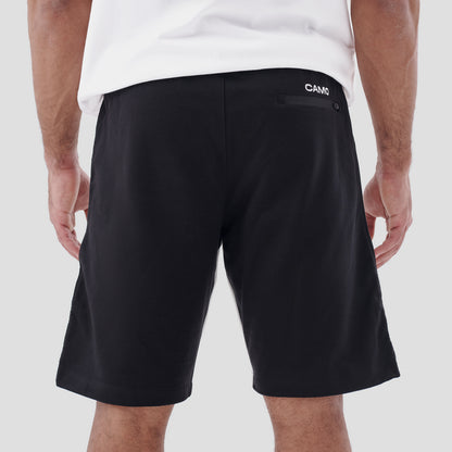 Black Side Clips Cotton Short