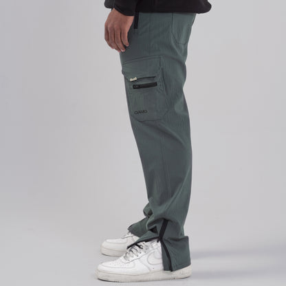 Twilight Green Zipper Pocket Cargo