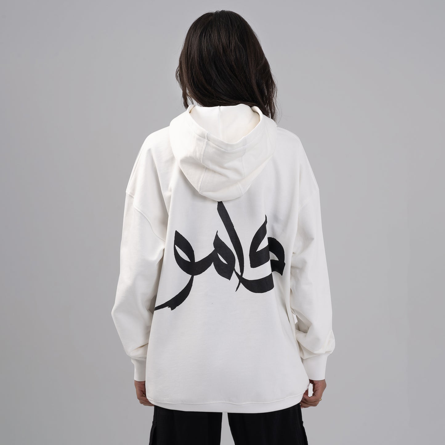 Camo Arabic Typography Hoodie