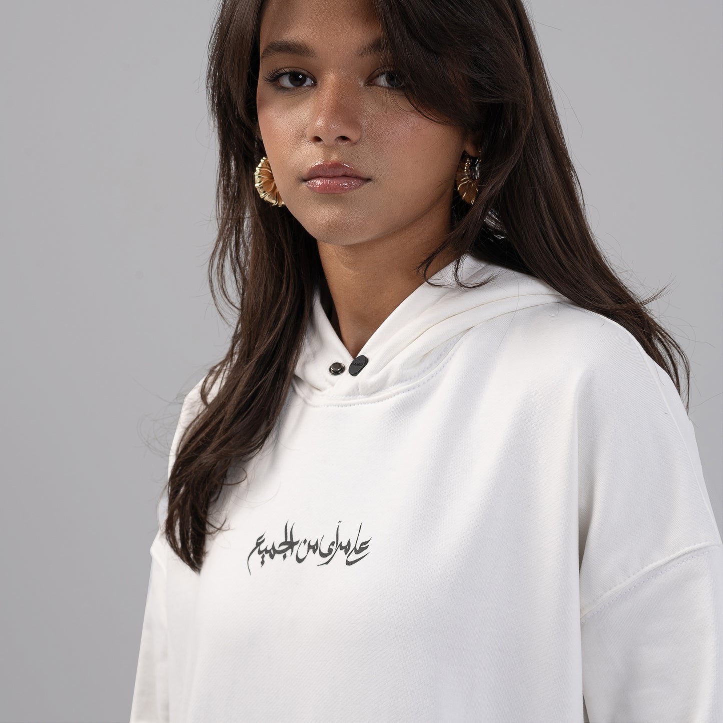 Camo Arabic Typography Hoodie