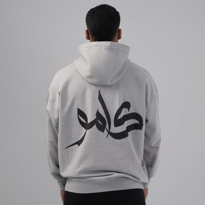 Camo Arabic Typography Hoodie