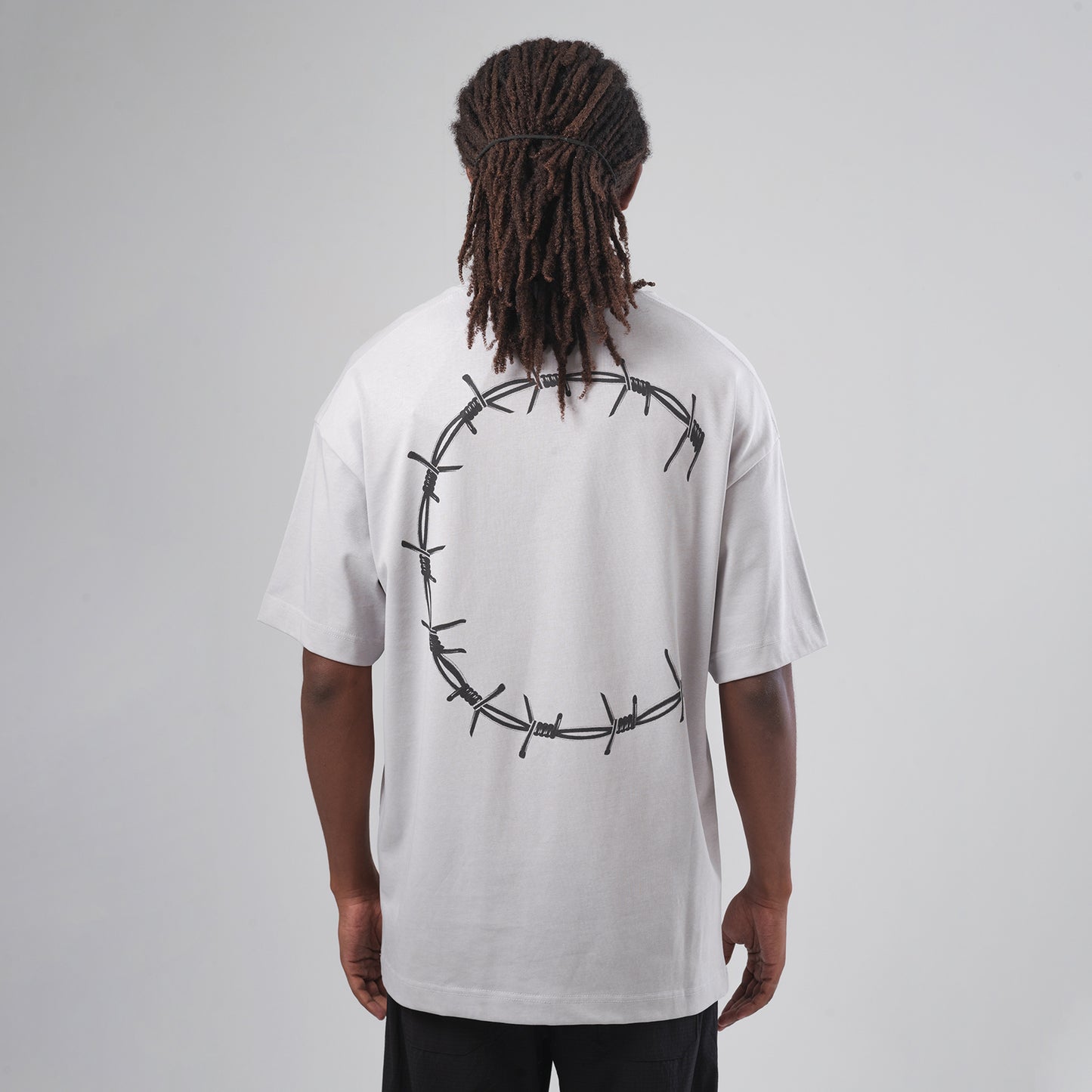 Grey Barbed Wire T-Shirt