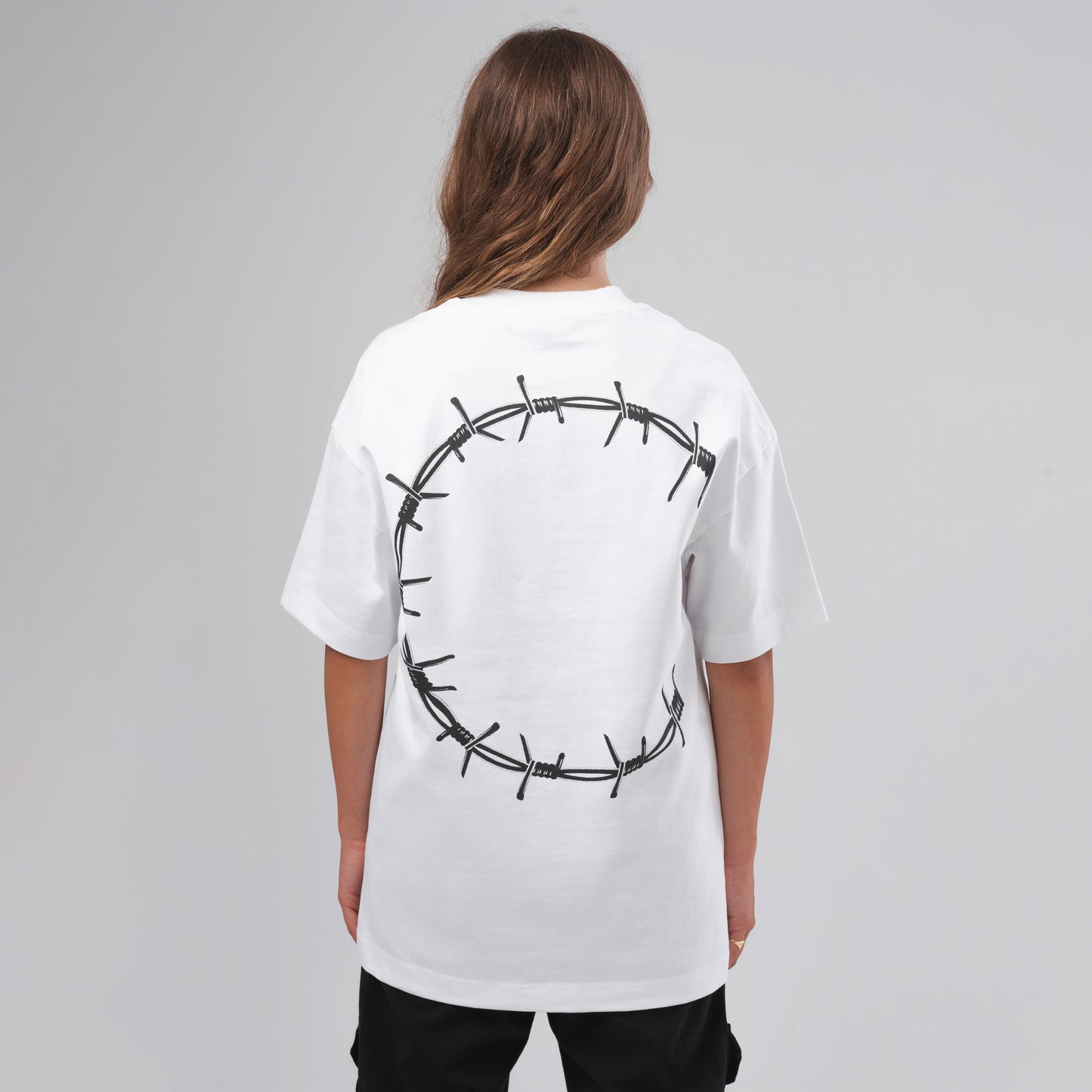 White Barbed Wire T-Shirt