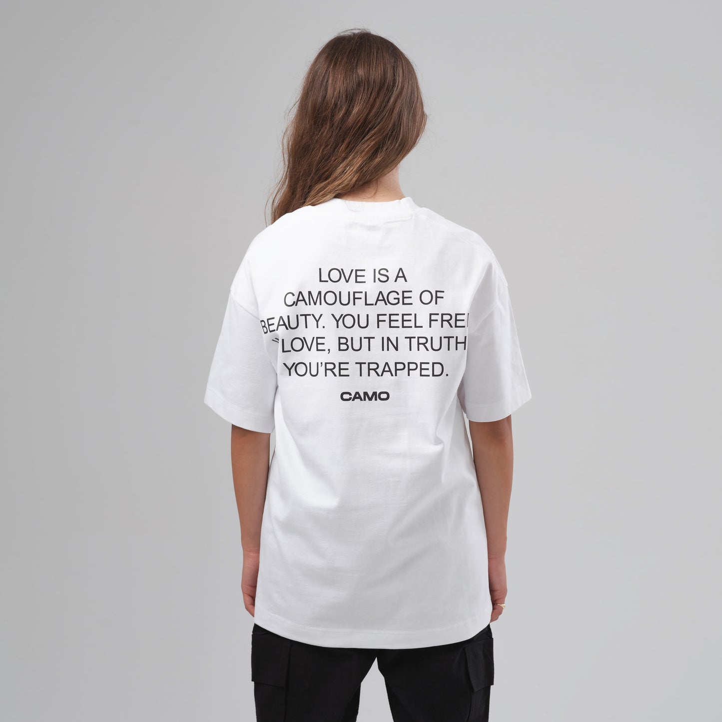 CAMO HEART White T-Shirt