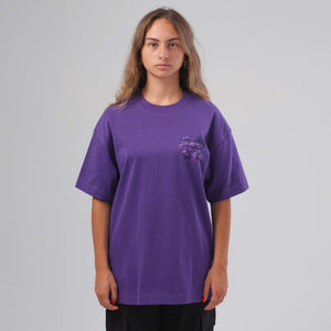 CAMO HEART Purple T-Shirt