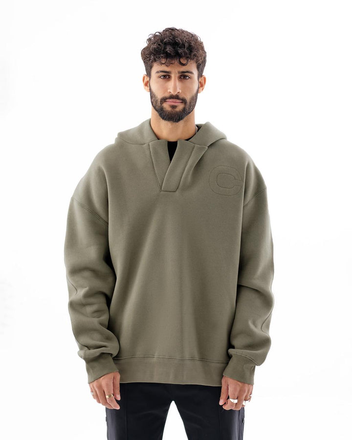Buttonless Oversize Hoodie