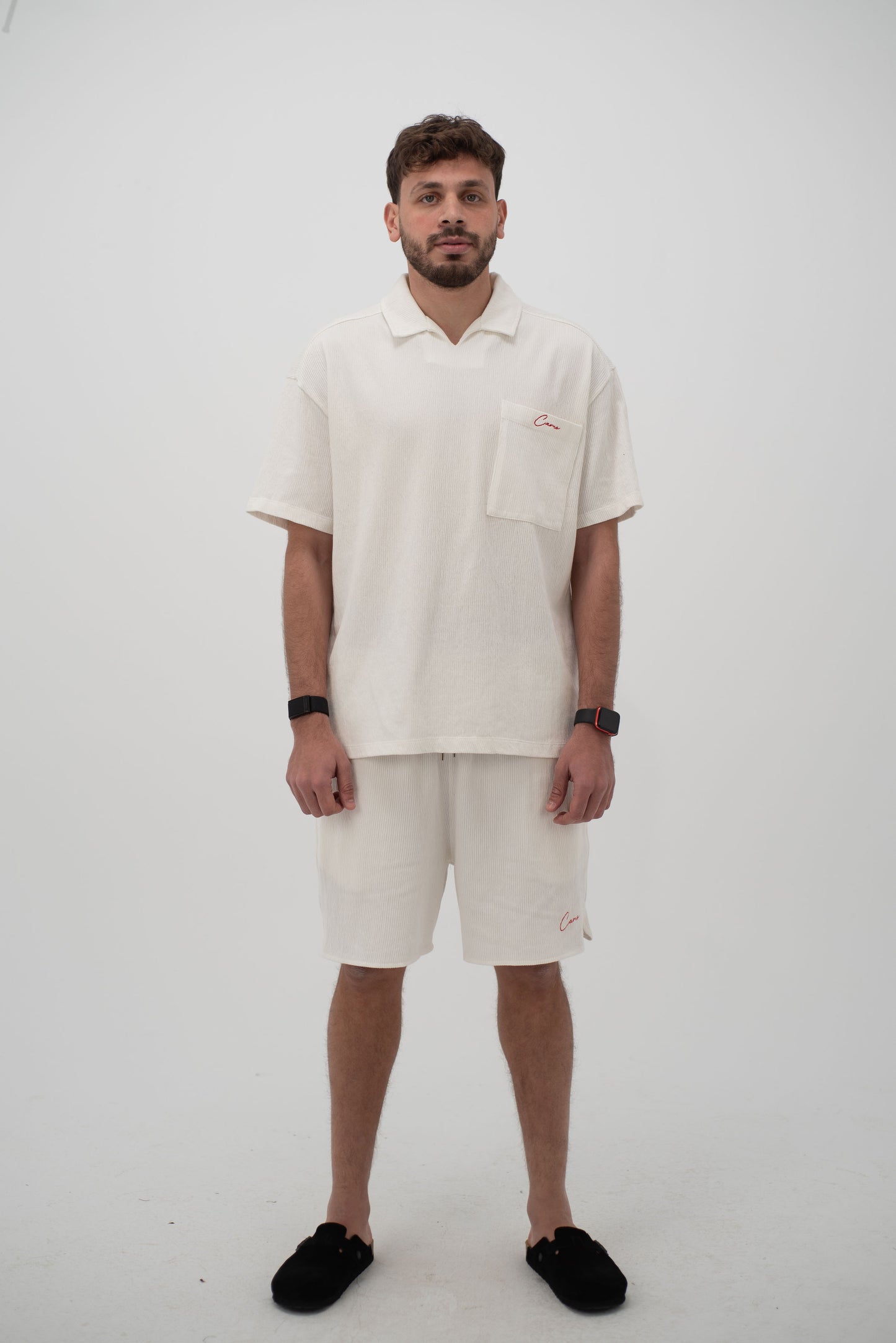 White Co-Ord Polo Set